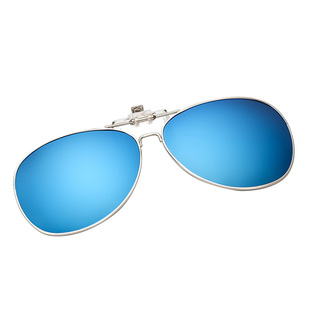 飞行员式太阳眼镜偏光夹片男女近视镜夹片墨镜彩色夹片司机镜蛤蟆