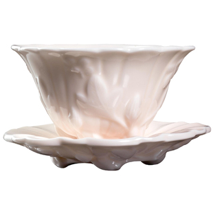 妙莲天香庄晓阳老师浮雕蝶恋一杯一碟高档精致陶瓷茶具主人杯茶杯