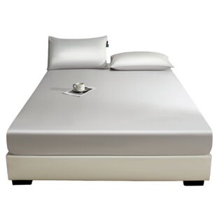 2026新款冰丝床笠罩单件180x200cm床罩宿舍单人床垫保护罩三件套