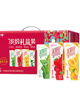 蒙牛真果粒牛奶礼盒装