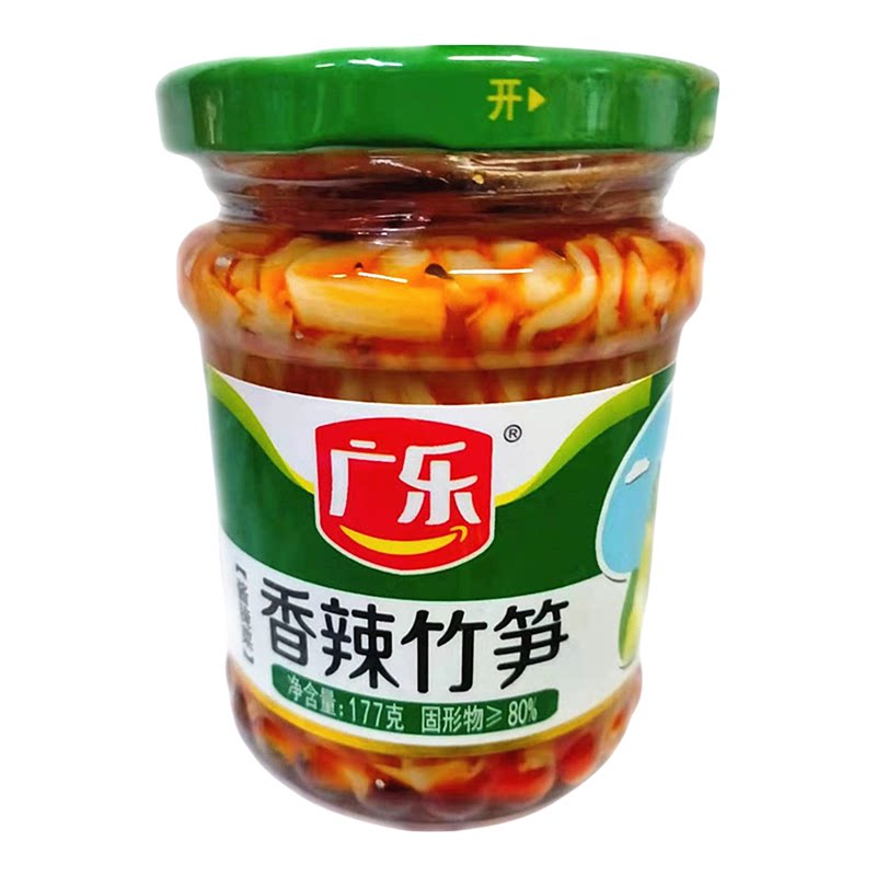 广乐红油香辣金针菇177g*4瓶