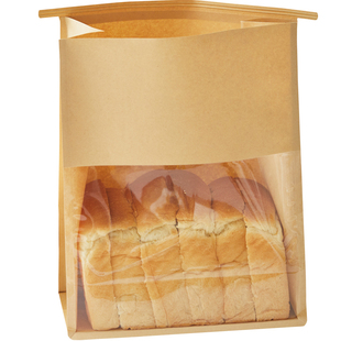 铁丝封条面包吐司袋450g烘焙纸袋食品牛皮纸袋土司袋包装袋食品用