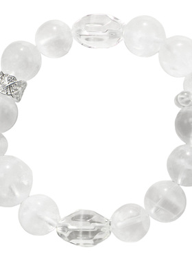 吴越老银铺S925银月光天使手链女