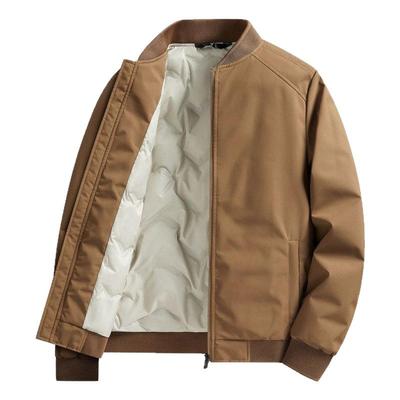 羽绒服领棒球冬季跨境外套休闲