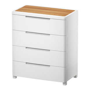 jeko收纳柜免安装置物架多层婴儿宝宝衣柜家用储物柜子塑料五斗柜