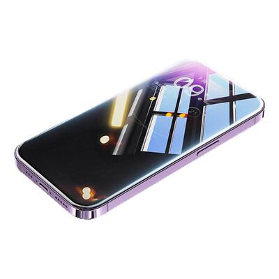 苹果13防窥钢化膜无网格