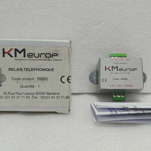 KM Europ 59005 Relais Telephonique Telephone Relay Interface