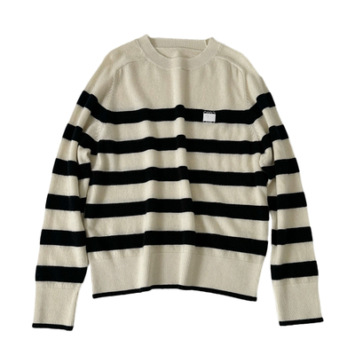 松驰自在羊毛羊绒宽松休闲针织衫