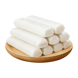 宁波风味水磨年糕脆皮正宗韩式炒年糕火锅食材新鲜白年糕条半成品