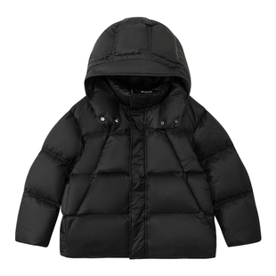 左西男童羽绒服冬季2026新款儿童三防红色新年服加厚保暖外套冬装