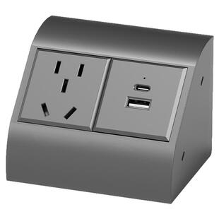 浴室柜镜转角隐藏拐角插座USB接口多功能五孔组合面板隐藏插座