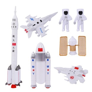 宇航员航天火箭模型蛋糕装饰摆件飞机新品星球航空航天员宇宙飞船