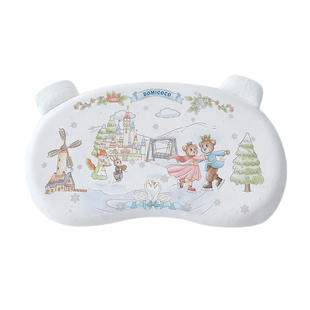 Domicoco婴儿枕头硅胶1-3-6岁以上纯棉四季通用宝宝专用儿童枕头