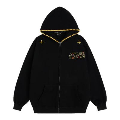 INSstudios贝壳刺绣LOGO连帽卫衣