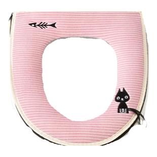 马桶坐垫圈家用四季通用防水拉链款坐便器垫网红可爱夏厕所坐便套