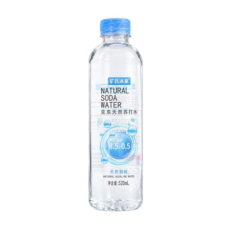 克东天然弱碱性苏打水520ml*12瓶/箱高端商务饮用水