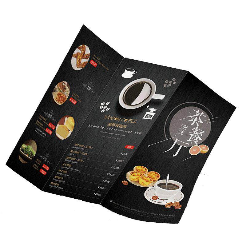 烧烤火锅店饭店一次性勾选a4牛皮纸菜单纸打印设计制作菜谱定制价格表展示餐牌价目表印刷垫餐纸塑料外卖奶茶
