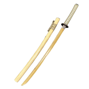 水耀日同款网红同款木刀居合竹制武士刃带鞘练习剑道玩具木剑道具