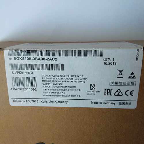 议价西门子6GK5108-0BA00-2AC2原装XC108 IE交换机6GK51080BA002A