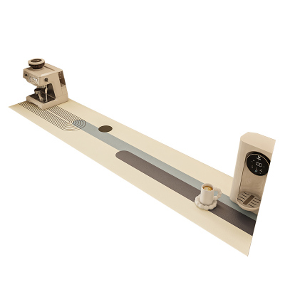 优轩pvc餐边柜桌垫免洗防烫