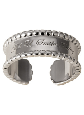 素图女s925纯银简约开口戒指指环