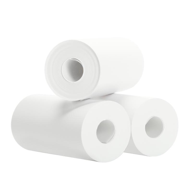 喵喵机十年不干胶打印纸爱立熊咕咕机学霸乐写小猿错题57mm热敏纸