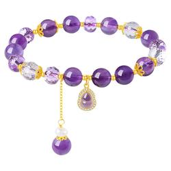 【生日礼物】周大生紫水晶手串