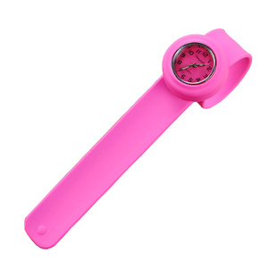 小学生男孩女孩儿童啪啪圈手表 可爱儿童玩具表拍拍表石英果冻表