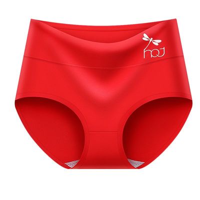 红蜻蜓本命年红色女士内裤女大码