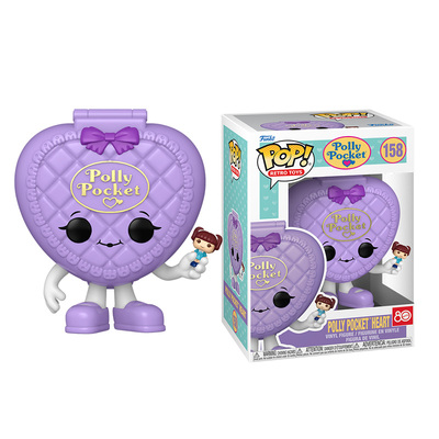 PollyPocket花朵爱心贝壳手办