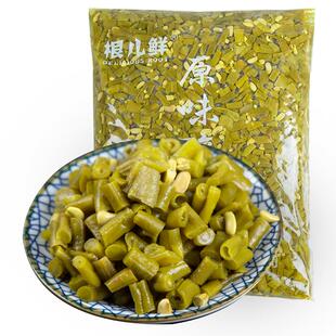 根儿鲜原味酸豆角5斤腌制泡豇豆农家自制商用餐馆批发整箱咸菜