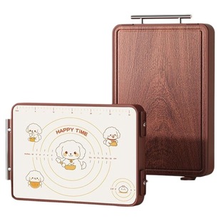 荣事达整木切菜板防霉抗菌家用食品级实木案板厨房专用砧刀板双面