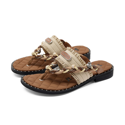 SugarSu酥履度假沙滩编织拖