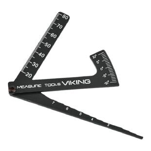 RC遥控模型车测量工具大刻度金属调车尺可调车架高度轮胎倾角度