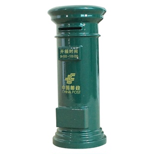 英伦邮筒存钱罐储蓄罐模型信箱邮箱摄影道具酒吧复古装饰摆件佳品