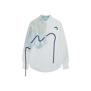 【明星同款】HOWL原创巴塞罗那拼接内搭衬衫法式小众洋气时髦衬衣