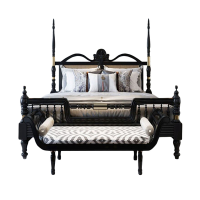 法式复古南洋风1.8双人床