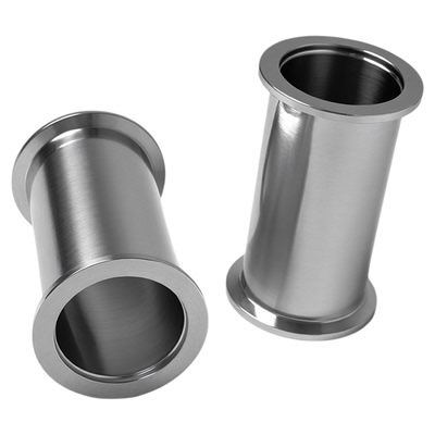 SS304真空不锈钢快装镜面直通管