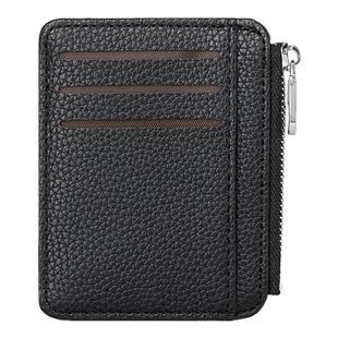 卡包男女小巧超薄真软皮卡片包一片式多卡位驾驶证卡套迷你零钱包