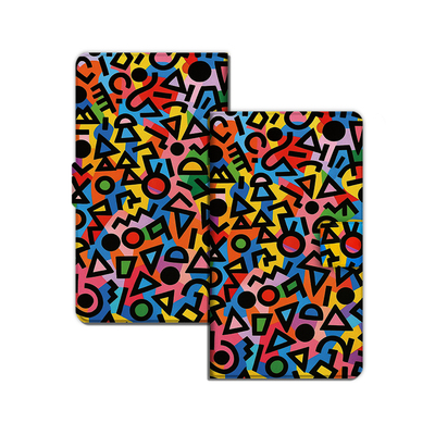 适用文石小白马P6磁吸分离P6pro电纸书复古字母小彩马大我Pro掌阅tango2汉王CLEARmobile电子书保护套涂鸦潮