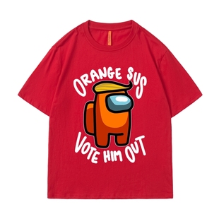 太空狼人杀T恤在我们之间之中短袖 在我们当中半袖among us衣服