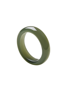 宫里上新且末蓝玉戒和田玉戒指