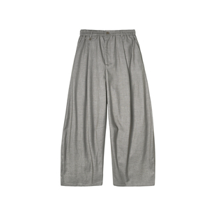 AWT25AW  茧型羊毛花纱宽松西裤 秋冬简约百搭宽松阔腿气球裤男女