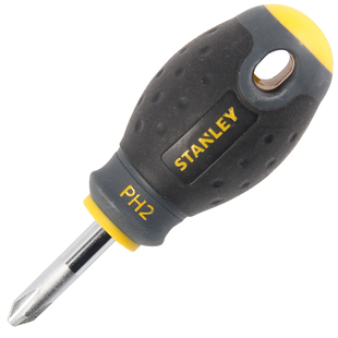 史丹利短柄螺丝刀短把小萝卜头短粗起子超短十字一字米字改锥进口