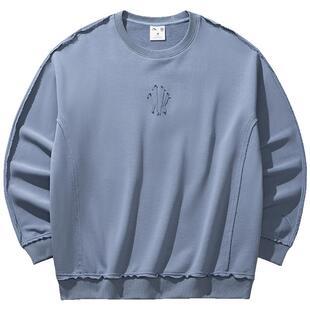 安踏凯里·欧文Hélà系列丨潮流美式重磅休闲卫衣男圆领套头上衣