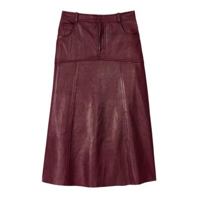 ba&sh法式羊皮鱼尾迷笛半裙