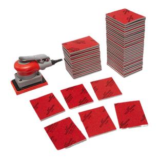 75X100方形抛光海绵砂纸打磨汽车漆面专用植绒小方式干磨海棉沙块