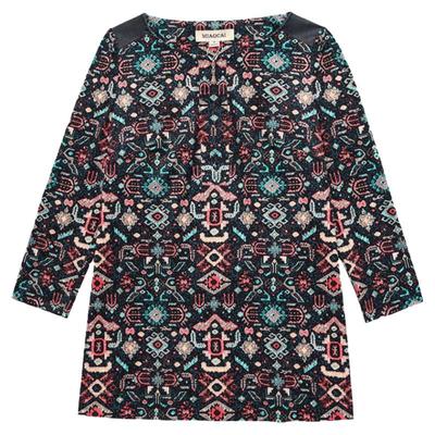 妙采旗舰店圆领衬衣中老年女装