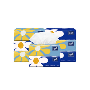 【专区任选】Tempo得宝抽纸巾Mini无香抽纸4层纸巾80抽8包餐巾纸