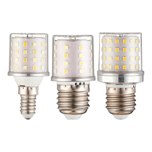 LED玉米灯E27螺口节能E14魔豆小圆泡家用无频闪台灯灯泡三色变光